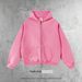 Men's Oversized Vintage Wax-Dye Hoodie With Zip-Up & Fleece Lining – Streetwear Pullover For Casual Wear_viptrois.com