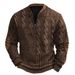 2026 Fashion Outerwear Youth/Men Polyester Stand Collar Half Zipper Long Sleeve Vintage Casual Sweatshirts_viptrois.com