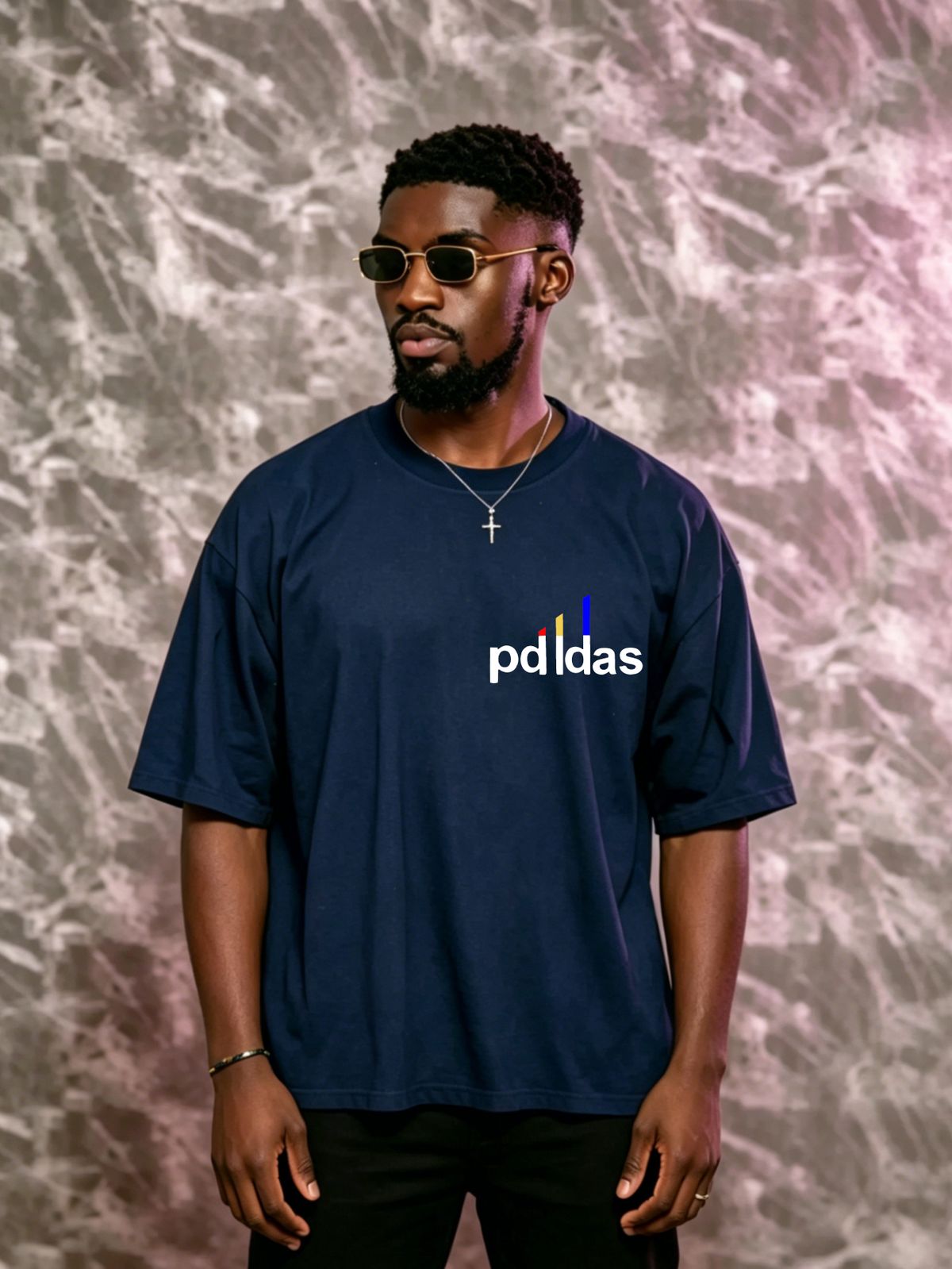 100% Cotton 190g Men T-Shirt Colorful Accent Letter Print Short Sleeve Crew Neck Casual Streetwear Summer Top_viptrois.com