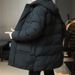 Thick For Young Men, Winter Casual Warm Hooded Jacket, Medium To Long Size Men's Cotton Jacket_viptrois.com
