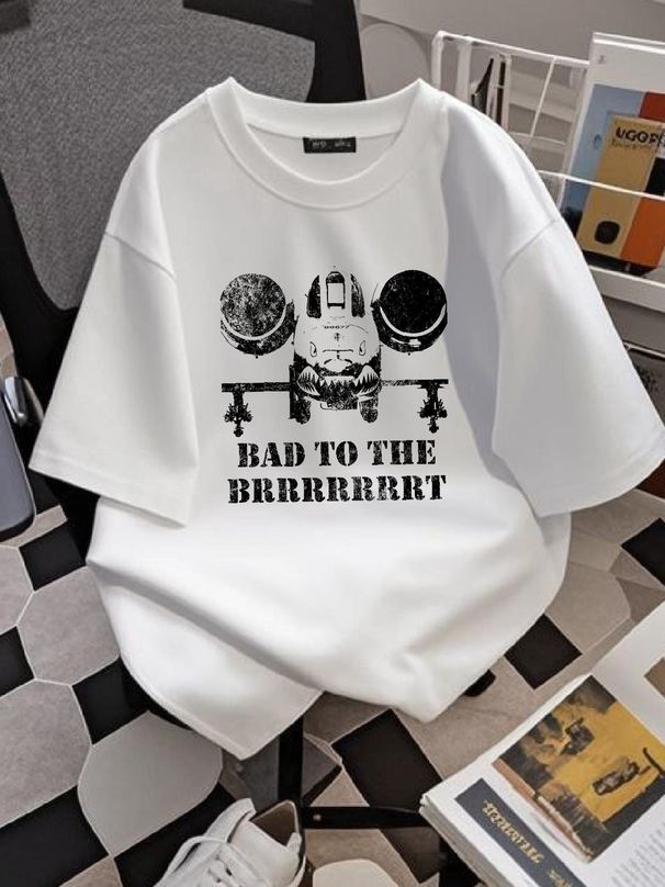 A10 Warthog Bad To The Brrrrrrrt Military T Shirt Unisex Soft Versatile Breathable Slightly Designer Clothes Stretched Summer Casual Comfortable_viptrois.com