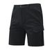 Men's Clothing Summer New European And American Men's Casual Multi Pocket Work Shorts Fashionable Solid Color Cross Border Men's Shorts_viptrois.com