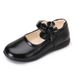 Spring And Autumn 2024 New Medium And Large Children's Soft Bottom Black Princess Shoes Korean Version Student Performance Shoes_viptrois.com