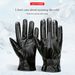 Semi-u double line men's gloves plus fleece thickened warm gloves Cycling waterproof cold autumn and winter gloves_viptrois.com