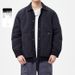 Men’s Reversible Down Jacket – 550FP White Duck Feather, Water-Resistant, Long Coat, Loose Fit, All-Season Wear (M-4XL)_viptrois.com