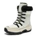 2022 New Ladies Snow Boots Winter Warm Boots Plus Velvet Padded Northeast Cotton Shoes Cross-border Large Size Women's Shoes_viptrois.com