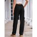 "Women's Multi-Pocket Loose Fit Wide Leg Trousers – Comfortable Workwear & Casual Pants With Slimming Design"_viptrois.com