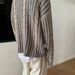 Pure Cleanfit Men's High-End Sweater Autumn Winter Korean Style Retro Color Block Crew Neck Casual Knitwear_viptrois.com