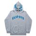 Osaka Harajuku Zipper Dark Gothic Style Oversized Youth Cardigan Sweatshirt_viptrois.com
