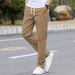 Men’s Casual Drawstring Pants – Slim Fit Solid Color Trousers | Relaxed Fit Elastic Waist Streetwear_viptrois.com