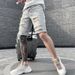 Men's Clothing High Street Ripped Denim Shorts Men Summer Loose Trendy Casual Mid Length Pants Summer Wear Trendy Brand Shorts_viptrois.com