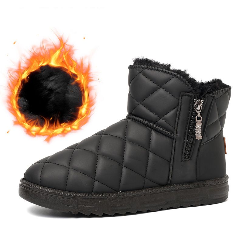 Winter new snow boots for women plus cashmere warm cotton shoes for women indoor thickened female boots_viptrois.com