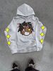 New American Retro Washed Long Sleeved Hooded Shirt Loose Casual Trousers Fashionable Japanese Sweater Suit_viptrois.com