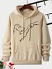 Men's Autumn And Winter Casual Fashionable Loose Hoodie Dog Print Warm Long Sleeved Pullover Sweater_viptrois.com