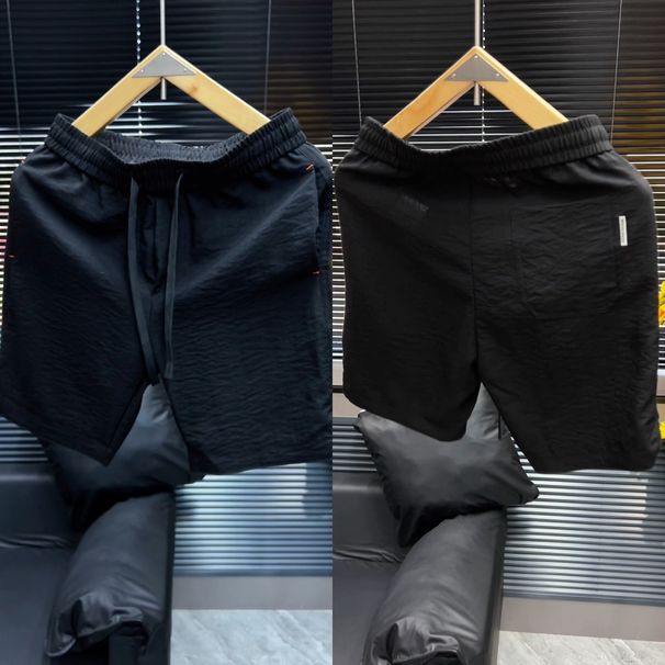Men's Casual Shorts - Loose Fit Lightweight Solid Color Short Pants For Streetwear And Daily Comfort_viptrois.com