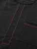 New Muslim Long Sleeve Embroidery Simple Classic Men's Suit_viptrois.com