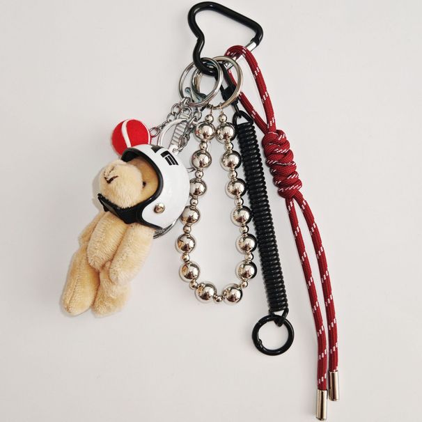 Bag Pendant Little Bear Tennis Woven Lanyard, A Retro And Extremely Elaborate Style Pendant_viptrois.com