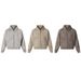 Tie-Dye Snowflake Vintage Cardigan Hooded Sweatshirt Men's Spring Autumn Versatile Loose Casual Trendy Street Zipper_viptrois.com