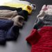 Men's Knitted Pullover Sweater - Soft Comfortable Winter Knitwear, Korean Style Trendy Casual Wear, Solid Color Long Sleeve Top_viptrois.com