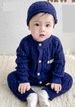 Mother & Kids Baby Boy Suit 2025 Spring Infant Boy Baby Boy Hooded Long Sleeve + Long Pants Three Piece Long Crawling Suit_viptrois.com