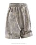 Men's Summer Style Diamond Jacquard Breathable Five Point Pants Sports Shorts_viptrois.com