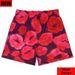 Streetwear Quarter Shorts With Print, Breathable Mesh, Loose Fit For Running, Training, Gym, Beach, Casual Wear - Pink, Light Blue, Red (Sizes M-Xxxl)_viptrois.com