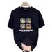Men's Clothing Fashion Brand Casual Versatile Short Sleeved T Shirt Men's Summer New Heavy Cotton Loose Lazy Style Top_viptrois.com