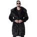 Men's Clothing best selling fur coat with lapel for men, environmentally friendly fur coat_viptrois.com