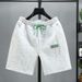 Men's Clothing Trendy Thin Casual Shorts Letter Printed Loose Quick Drying Breathable Shorts_viptrois.com