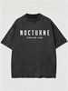 Vintage Washed Double-Sided Print Crescent Moon Star Water Surface Letter Slogan Heavyweight 230g Cotton Men's Casual Street Tee_viptrois.com