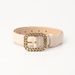 Retro simple chain square buckle women's belt fashion versatile dress coat decorative belt women's belt batch_viptrois.com