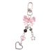 New Sweet Asian Style Bow Keychain Pendant Creative Mobile Phone Short Chain Love Five Pointed Star Accessories Bag Decoration_viptrois.com
