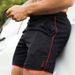 Men's wear sports shorts Thin mesh quick drying casual running breathable five quarter shorts_viptrois.com