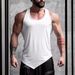 2024 Fitness Men's Sports Leisure Tank Top Running Training Elastic And Breathable_viptrois.com