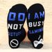 Cotton mid-tube socks soles two-color letter non-slip adhesive socks casual sports game socks_viptrois.com