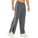 European And American Men's Trendy Brand Sports Zipper Pants, Loose Sweatpants, And Basketball Pants That Can Be Easily Taken Off During Training_viptrois.com