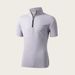 Men's Performance Polo Shirt – Breathable Half-Zip Athletic Top With Moisture-Wicking Fabric (Light Grey, Black, Sage Green, Khaki, White, Charcoal)_viptrois.com