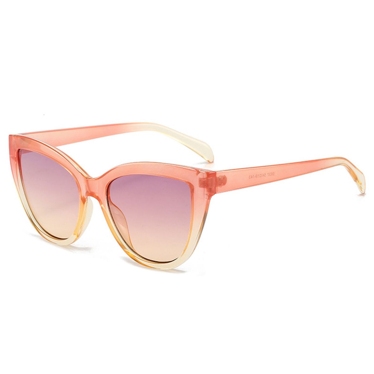 Oversized Cat Eye Sunglasses - Red Frame With UV400 Protection (2025 European-American Fashion, Celebrity Inspired)_viptrois.com