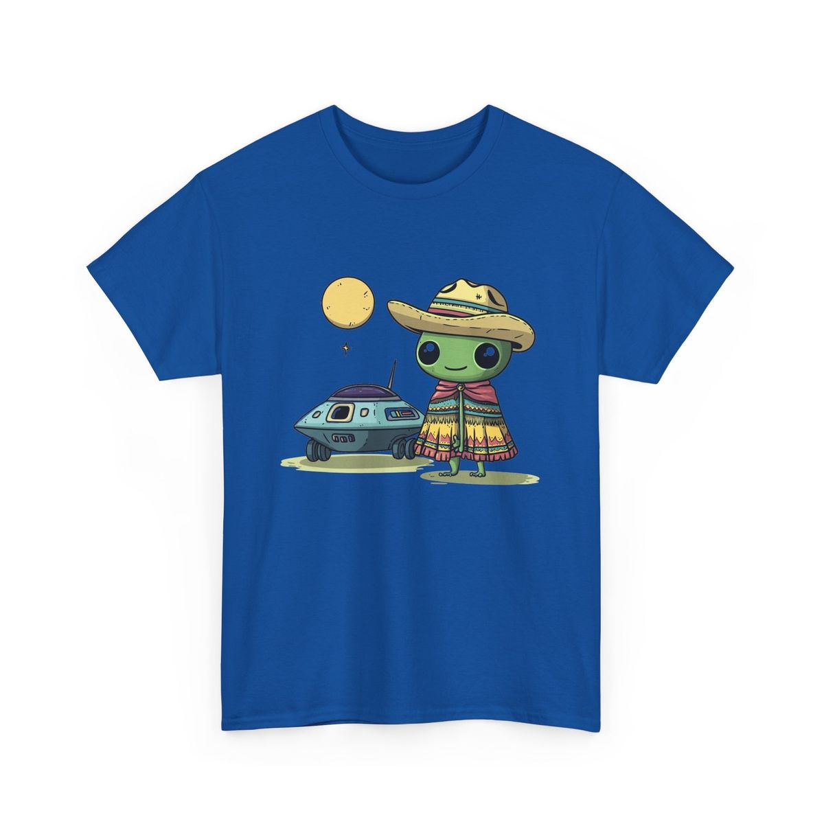 Mexican Alien Shirt | Extraterrestrial Graphic Tee | UFO Alien Shirt For Sci-Fi_viptrois.com