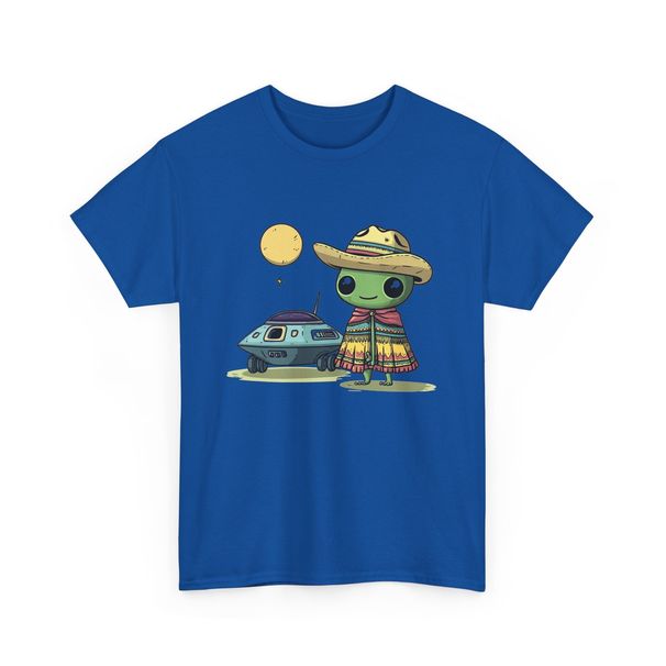 Mexican Alien Shirt | Extraterrestrial Graphic Tee | UFO Alien Shirt For Sci-Fi_viptrois.com
