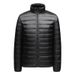 Men’s Slim Fit Down Jacket – Lightweight Stand Collar Puffer Coat | 50g White Duck Feather | Wrinkle-Resistant | Extended Sizes_viptrois.com