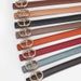 Belt For Female Students Genuine Leather Korean Style Simple Ladies Smooth Buckle Trouser Belt For Women Decorative Belt_viptrois.com