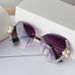 New Internet Celebrity Ins Sunglasses Diamond Studded Luxury Sunglasses Pearl Decorated Sunglasses Street Shot Glasses Cross Border_viptrois.com
