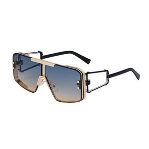 Steam Punk Style Sunglasses For Women, High End Large Frame Sunglasses For Men, Full Frame Integrated Sunglasses_viptrois.com