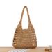 French Style Large Capacity Hollow Paper Woven Bag Simple and Versatile Underarm Shoulder Bag Suitable for Seaside Vacation Tote Bag_viptrois.com