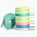 Shoe Accessories reflective 8mm polyester double layer hollow flat shoelaces suitable for sneakers, white shoes and canvas shoes_viptrois.com