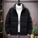 Men's Winter Tiger Print Cotton Jacket – 8XL Big & Tall Warm Coat With Stand Collar, Casual Outerwear For Plus Size_viptrois.com