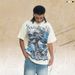 Summer Loose-Fit Round-Neck Direct-Print Oversized Men's Trendy Short-Sleeve T-Shirt Street Style_viptrois.com