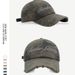 Original 3D Embroidered Lettering Baseball Cap - Distressed Washed Camouflage Design | Unisex Soft Top Snapback For Men & Women_viptrois.com