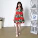 New Children's Skirt Girls' Knife Bean Print Vest Skirt Baby Sleeveless Dress_viptrois.com